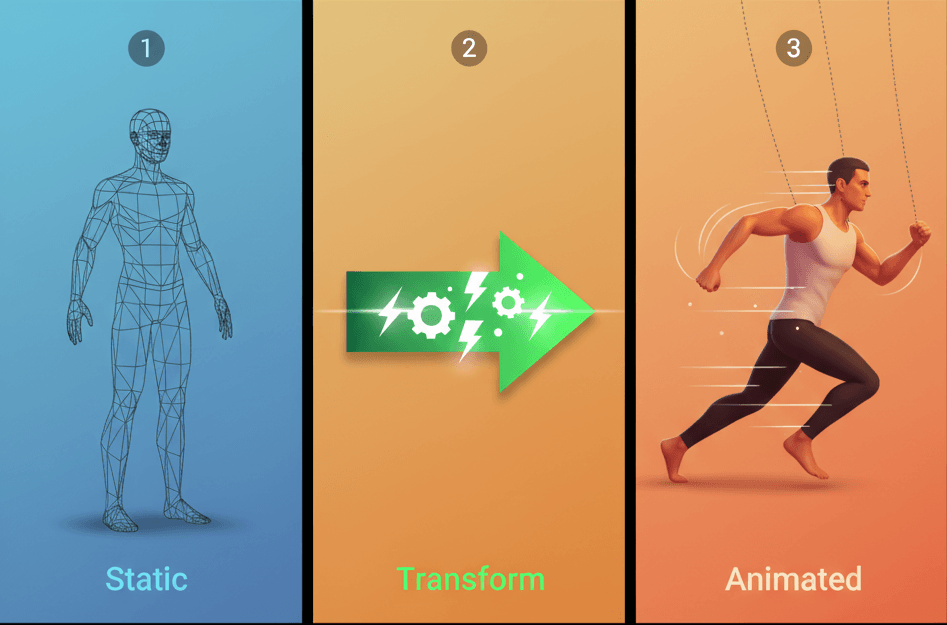 Animation Transformation Concept