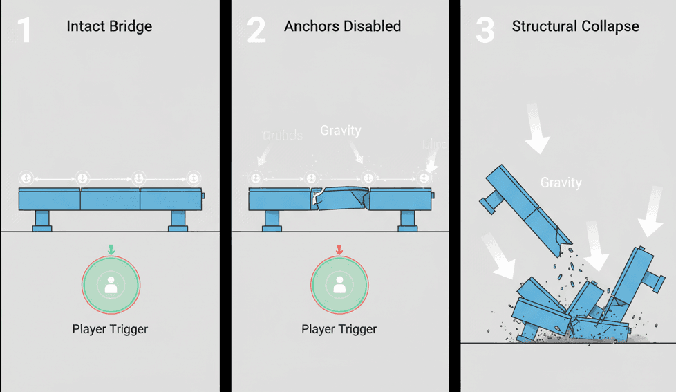 Bridge Collapse Sequence