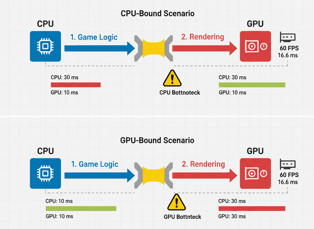CPU vs GPU Bound Performance