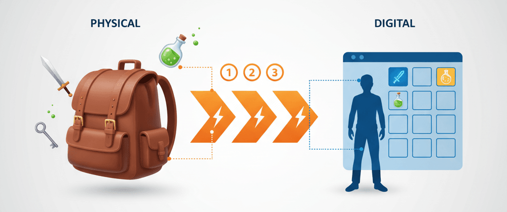 Core Inventory Concept Visualization