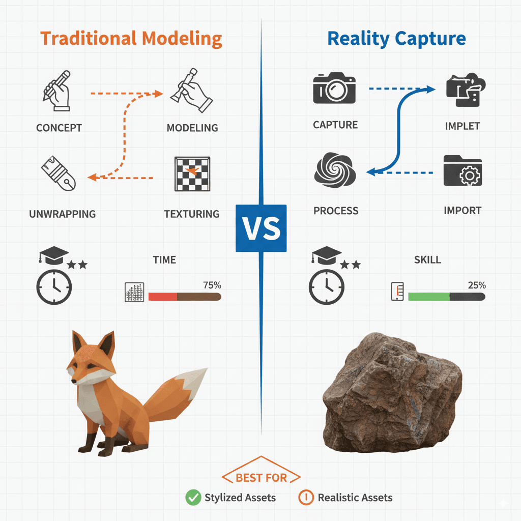 Traditional vs Reality Capture Comparison
